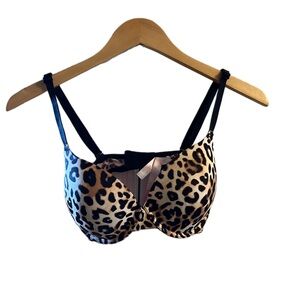 Women’s Pink Brand Leopard Print Women's Bra size 34D